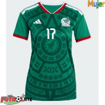 Camiseta México Orbelin Pineda #17 Primera Equipación para mujer Mundial 2026 manga corta